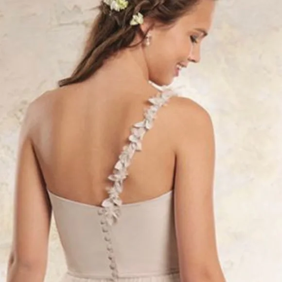 Alfred Angelo Sandstone Soft Layers Organza Women’s Dress - Picture 3 of 13